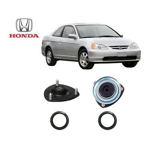 2 Coxim Rolamento Amortecedor Dianteiro Honda Civic 2003 2004 2005 2006