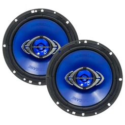 Par de Alto Falantes Quadriaxial Hurricane Class CM6 6 Polegadas 65W RMS