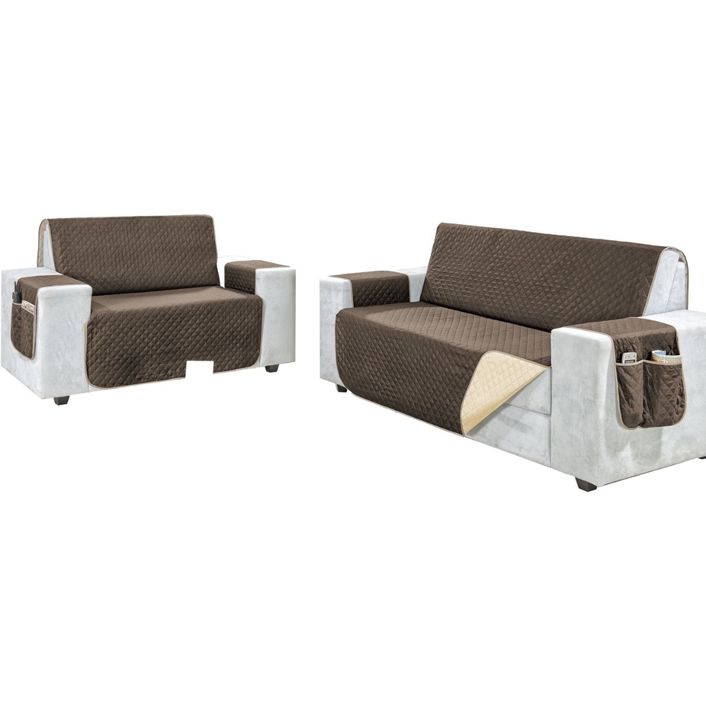 kit protetor de sofá 2e 3 lugares capa matelada menor preço preço baixo