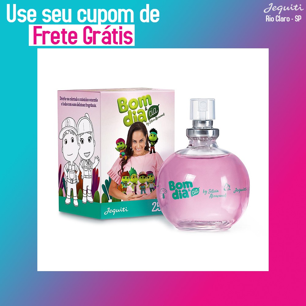 Mini Colônia Bom dia & Cia Silvia Abravanel Jequiti 25ml Perfume Original  Autêntico Miniatura Feminina Infantil Mulher Menina Garota Bom dia e  compania | Shopee Brasil