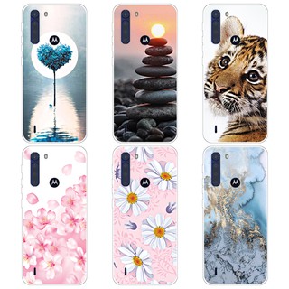 Capa Flexível De Silicone Motorola One Fusion