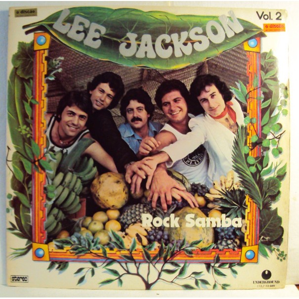 953 Mvd- LP 1977- Lee Jackson- Rock Samba- Vol Il-  Música- Disco Vinil Original- Long Play LP- Underground- COLP-12089