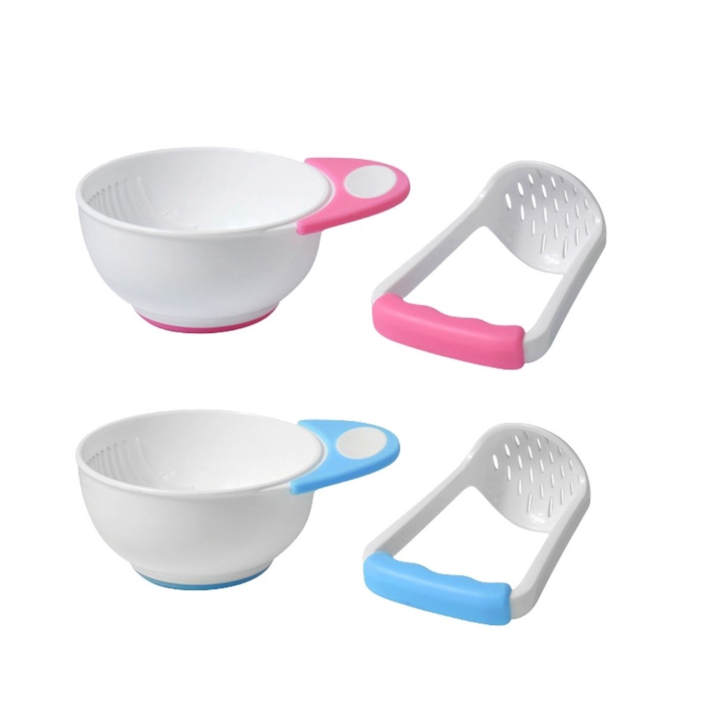 Kit Papinha Tigela Com Amassador De Plástico Western em Oferta na Shopee