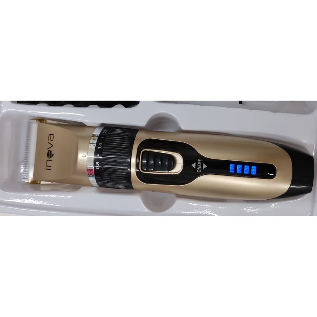 Aparador de pelos profissional Inova S-262 em Oferta na Shopee