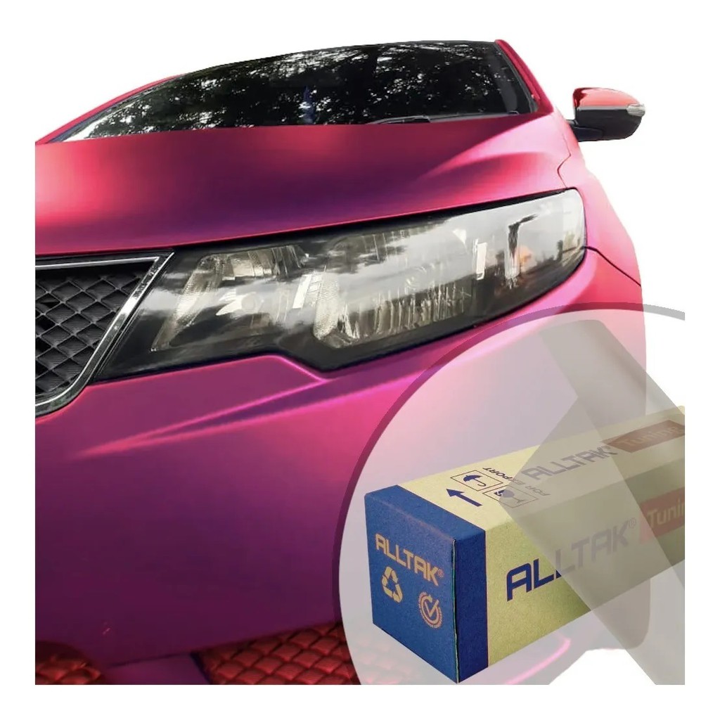 Adesivo Farol Fume Claro Brilhante 1mtx46cm Alltak em Oferta na Shopee