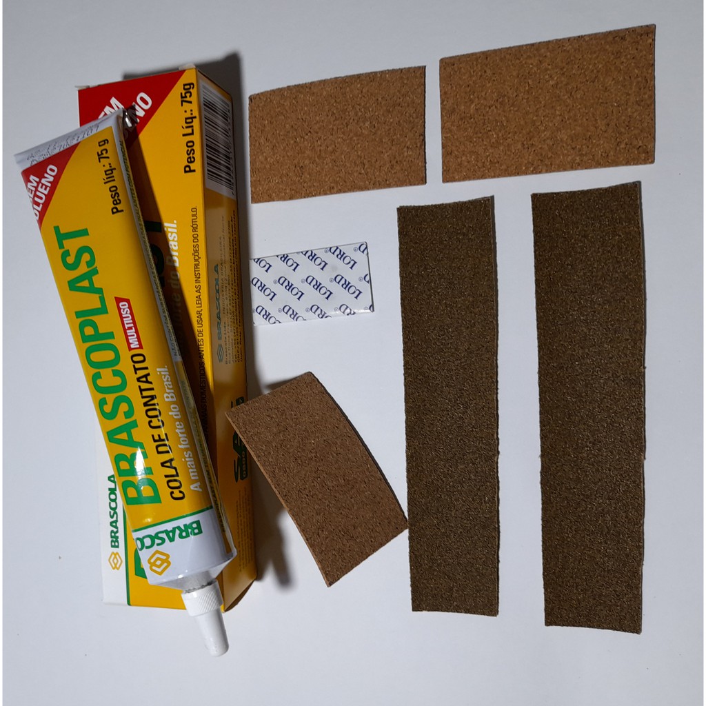 3 Cortiça Reparo Sax Alto/tenor Soprano + Cola De Contato