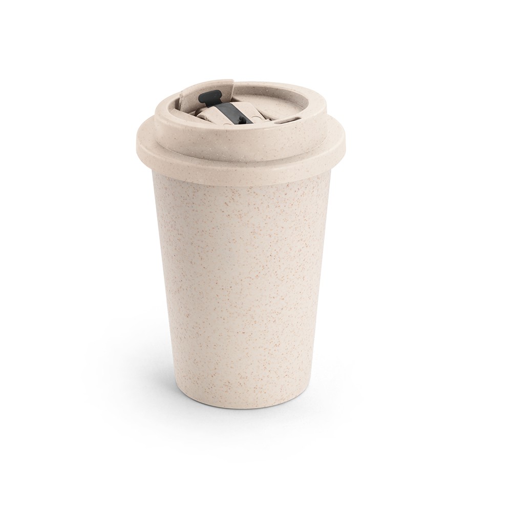 Copo Buck para café bebidas quentes com tampa com bico abre e fecha - 380ml em Oferta na Shopee