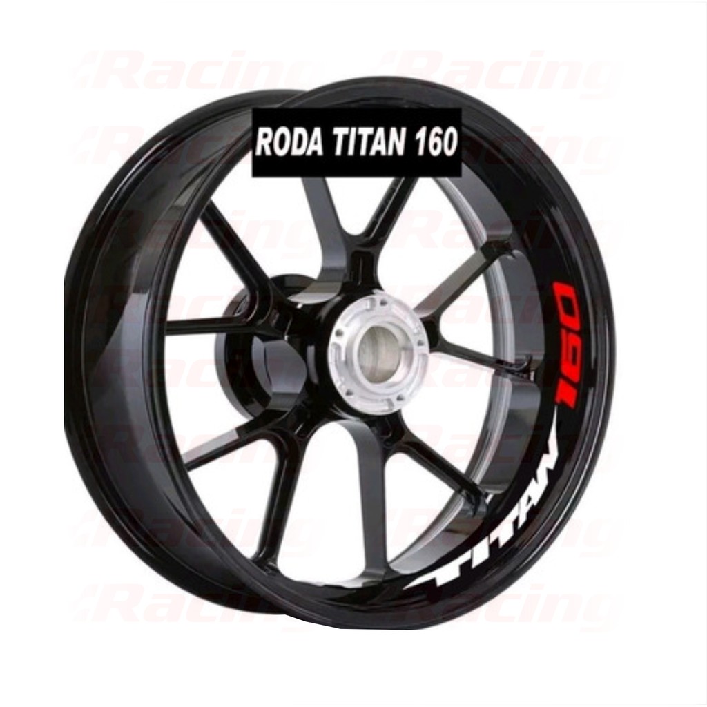 Adesivo Premium Interno Roda Moto compativel motos Honda Titan 160 17 18 2019
