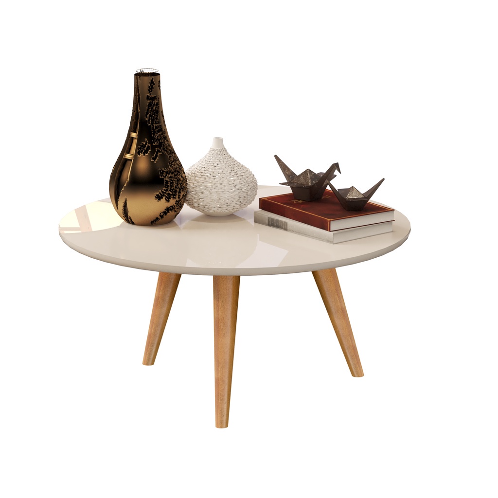 Mesa Centro Retrô Decorativa para sala com pés palito