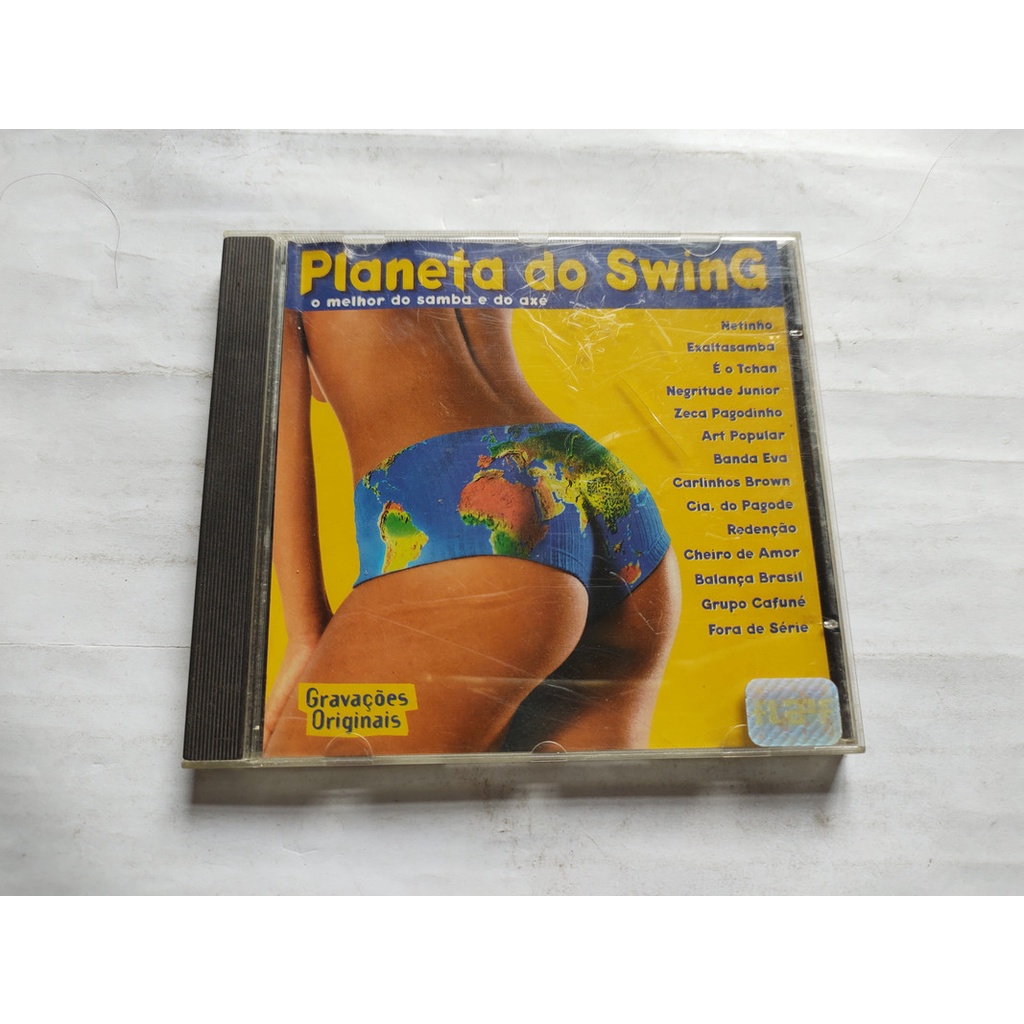 Cd Planeta do Swing O Melhor do Samba e Do Axé Otimo Estado