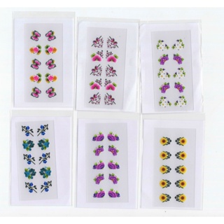 10 Película de Unha 3D adesivo de unha modelos prontos em Oferta na Shopee