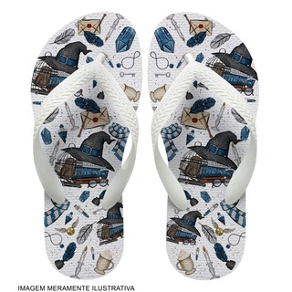 Chinelo Harry Potter Corvinal CASA AZUL -casas de Hogwarts