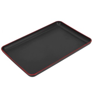 Bandeja de Servir Retangular Preta - Plástico - 30x20 ou 32x23 ou 39x28