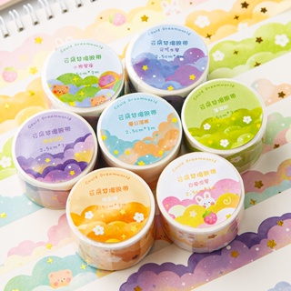 Fita Adesivas 3M Série Bronzing Cloud Wave Adesivos Diário Estudantil Deco DIY Washi em Oferta na Shopee