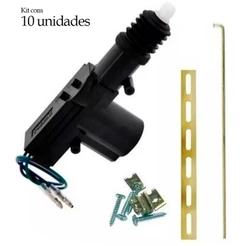 Motor Escravo Trava Eletrica Universal 2 Fio Ponta Giratoria - 10 unidades
