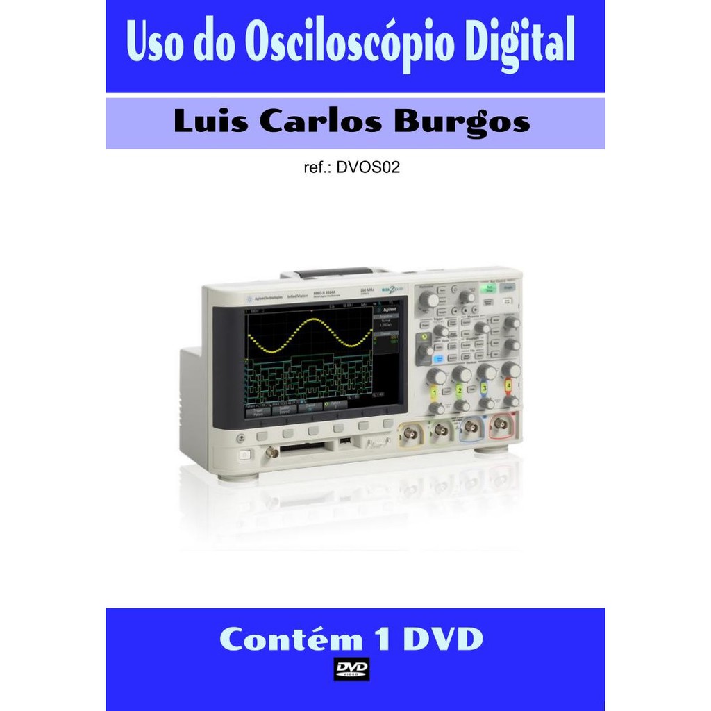 Curso em DVDaula físico Osciloscópio Digital