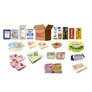 Geleia Bom Sabor Mini Potes Blister Sache Mista - Pronta entrega - Hotel Pousada Cesta café da manhã EventosEventos