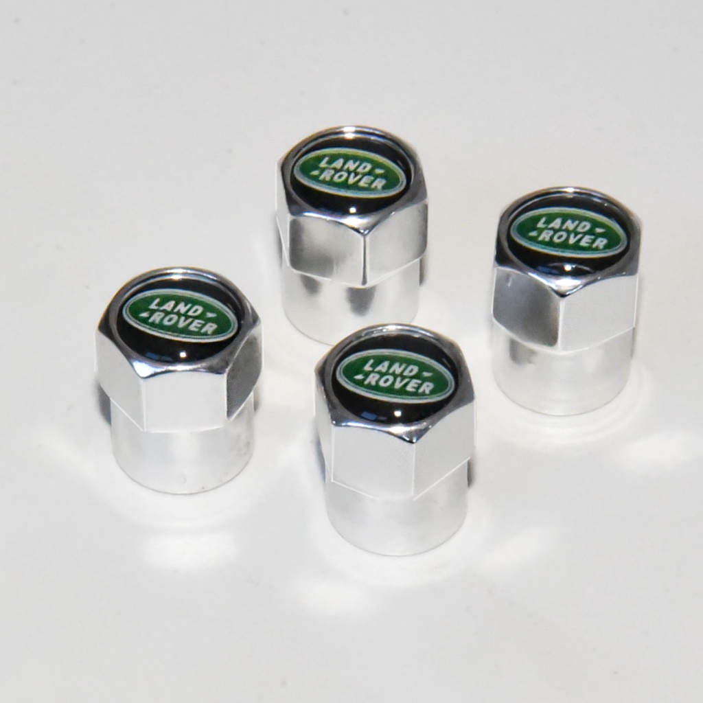 Kit Bico Válvula de Pneu Roda Tampa Parafuso Acessorios Land Rover Discovery Sport Evoque Defender Freelander Range Rover Velar