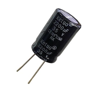 Capacitor Eletrolitico 2200 Uf X 35v - 2200x35v - 105º Graus