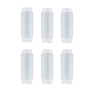 Kit 6 Bisnagas para Molho Invertida 360 Ml, tipo FIFO CALDAS, MOLHOS E CONDIMENTOS - 12Oz PROFISSIONAL