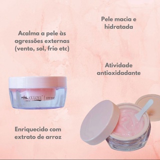 Creme Facial de Arroz Max Love Studio 30g