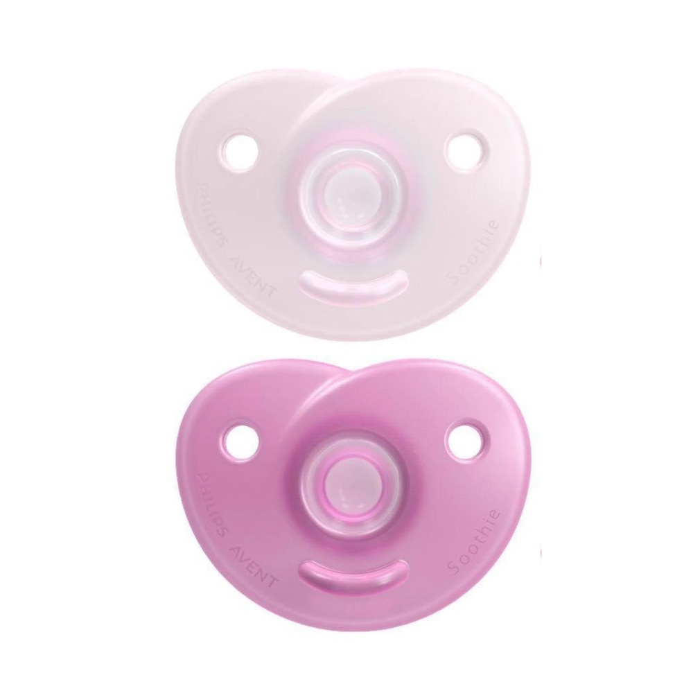 Chupeta Soothie 4-6m Dupla Rosa – Avent