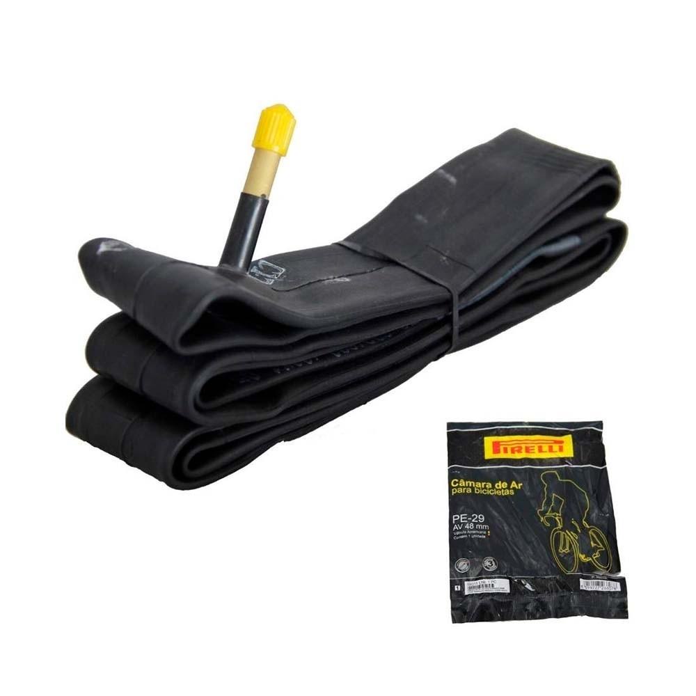 Câmara de Ar Pirelli PE-29 Válvula Schrader em Oferta na Shopee