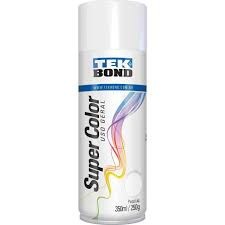 Tinta Spray Branco Brilhante Tekbond 350ml 250g em Oferta na Shopee