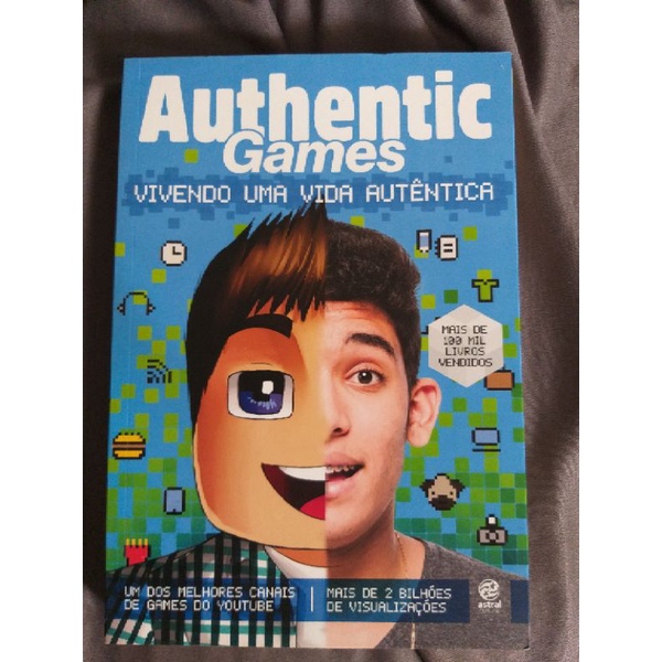 Livro Authentic Games Vivendo Uma Vida Autêntica | Shopee Brasil