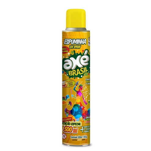 ESPUMINHA ALEGRIA CARNAVAL AXÉ BRASIL 500 ML