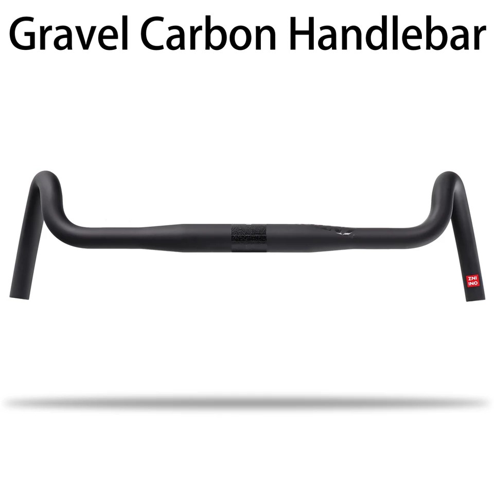 Manubrio In Carbonio Per Bici Gravel E Ciclocross - Svasato 400/420/440mm, 2 Anni Garanzia
