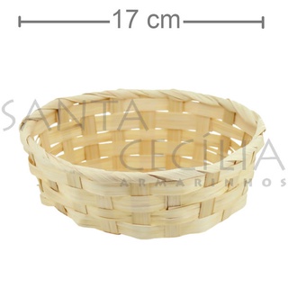 Cesta de Bambu Redonda Ref. B11 - Natural