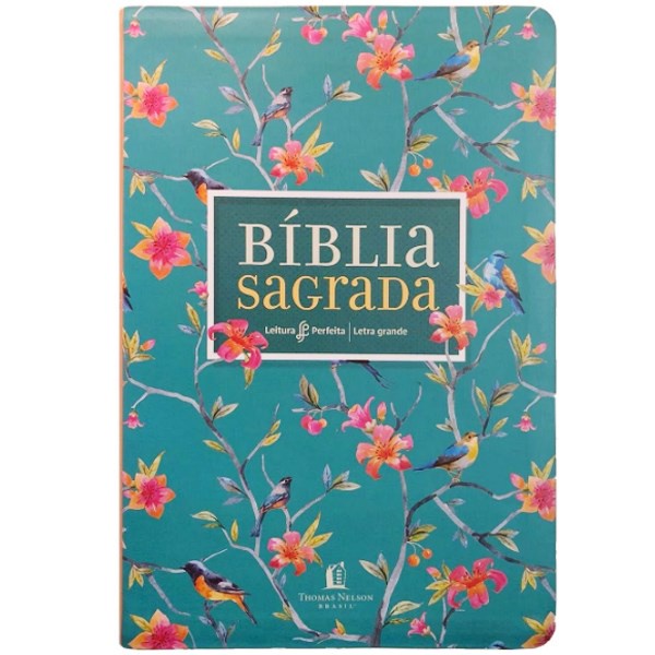Bíblia Sagrada - Leitura Perfeita | Letra Grande | NVI | Capa Flores em Oferta na Shopee