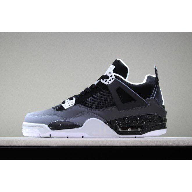 nike jordan 4 black and white