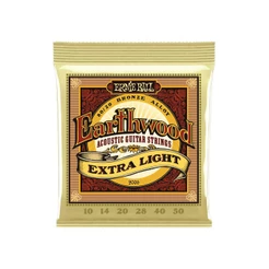 Encordoamento para Violão Ernie Ball 010 Earthwood Extra Light Bronze 2006