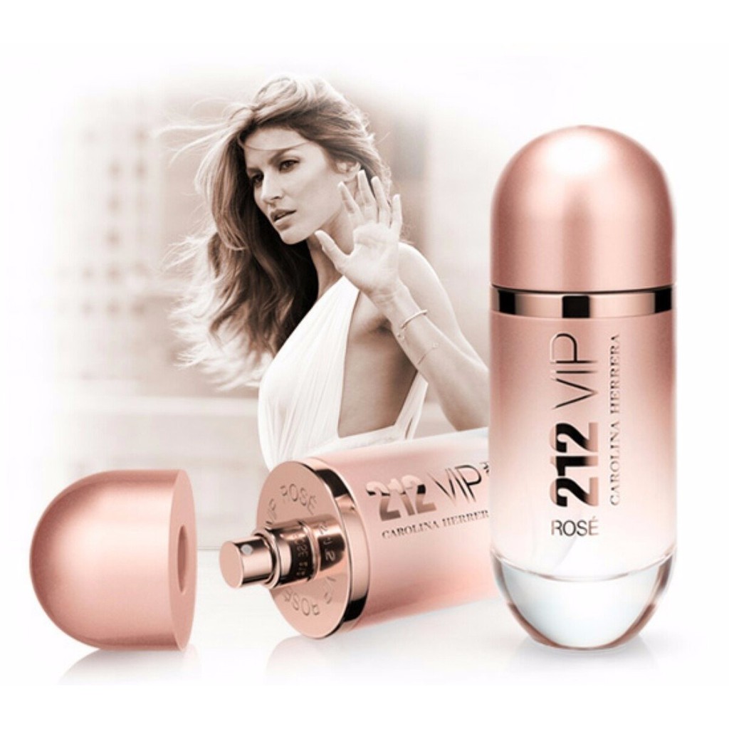 Perfume 212 Vip Rosé Feminino Eua de Parfum 80ml Original - Carolina  Herrera | Shopee Brasil