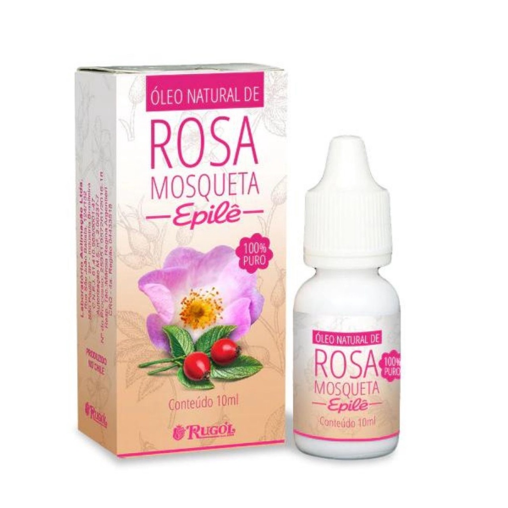 Óleo Epilê de Rosa Mosqueta 10ml - Rugol em Oferta na Shopee