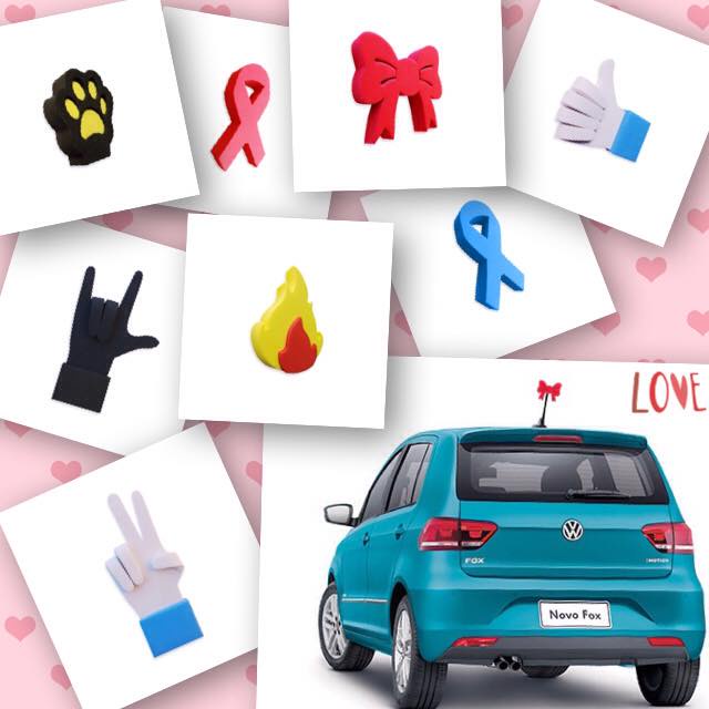Enfeite de Antena Laço Rosa Pingente Disney para Carro Topper Automotivo Vários Modelos — imagem 2 de 2