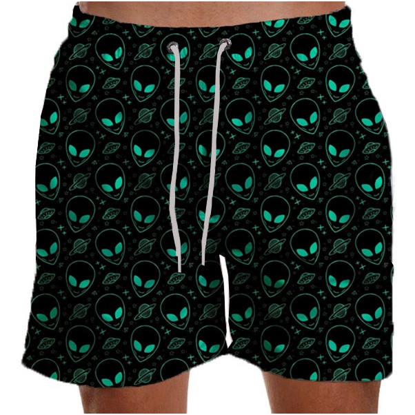 Short Masculino Tactel Et Praia Estampado Elastano Várias Estampas Sh16