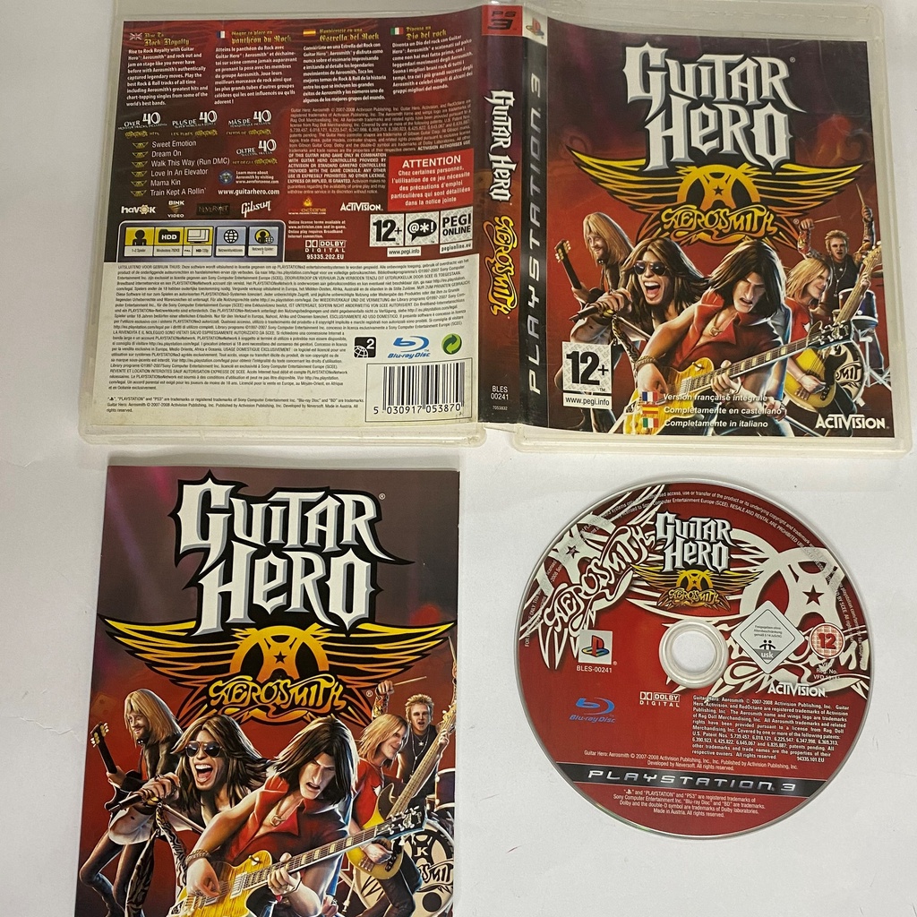 Jogo para PS3 Guitar Hero Original Mídia Física