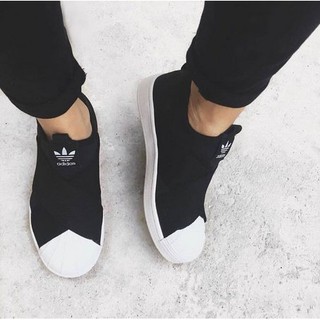 tenis superstar slip on preto adidas