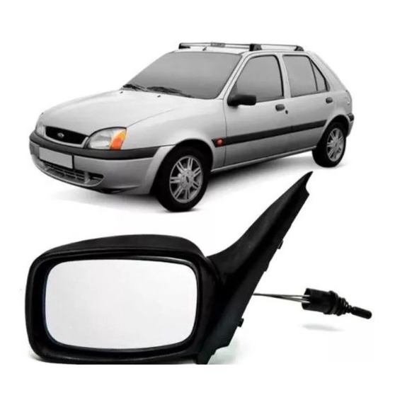 Retrovisor Fiesta 1996 1997 1998 1999 2000 2001 Lado Esquerdo c/ Controle
