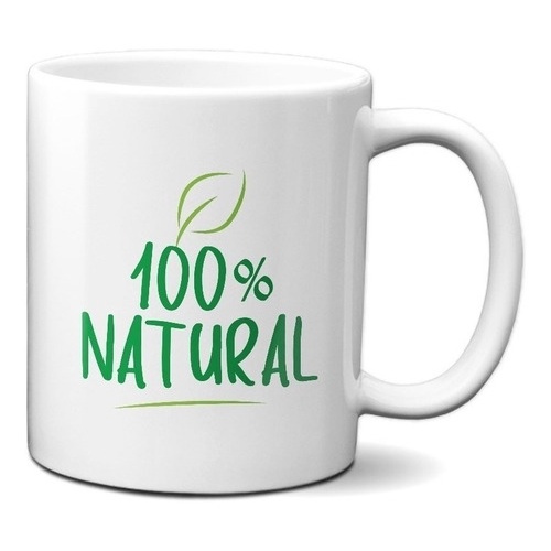 Caneca Estampa Sustentável 100% Natural Apoio Meio Ambiente