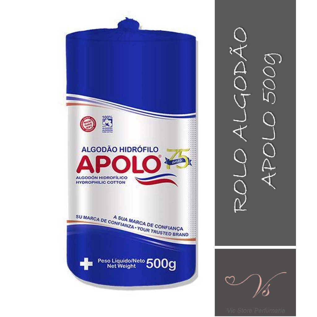 Algodão Apolo 500g Rolo em Oferta na Shopee