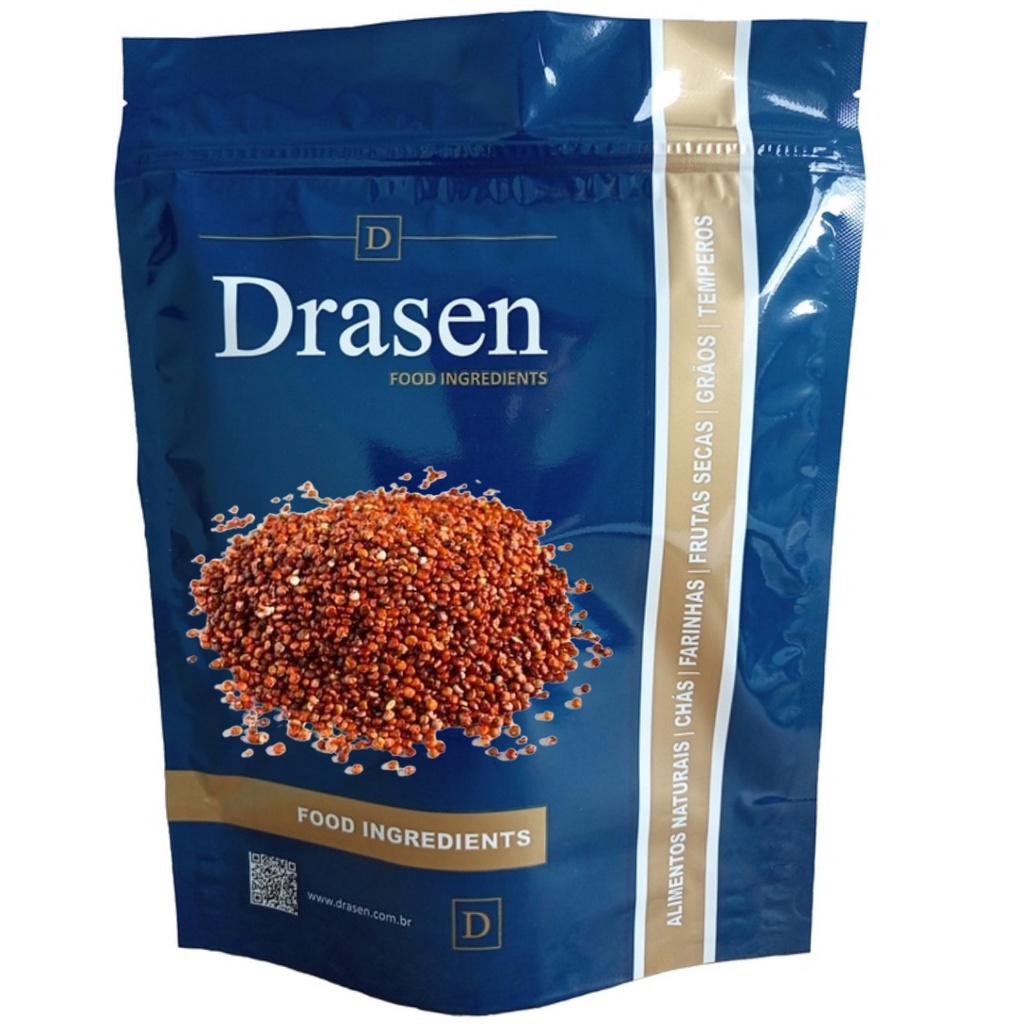 Quinoa Vermelha em Grãos (500g ou 1kg) - Drasen Food em Oferta na Shopee