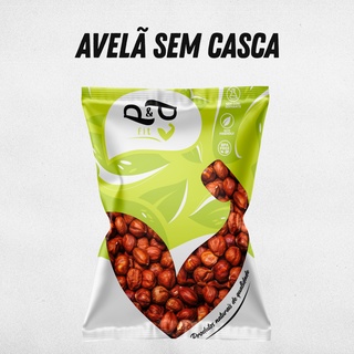 Avelã Sem Casca 250g - Embalado a Vácuo - P&P FIT