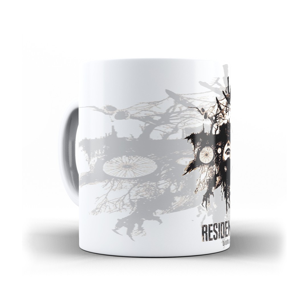 Caneca jogo resident evil jogos de zumbi games gamer mod 2