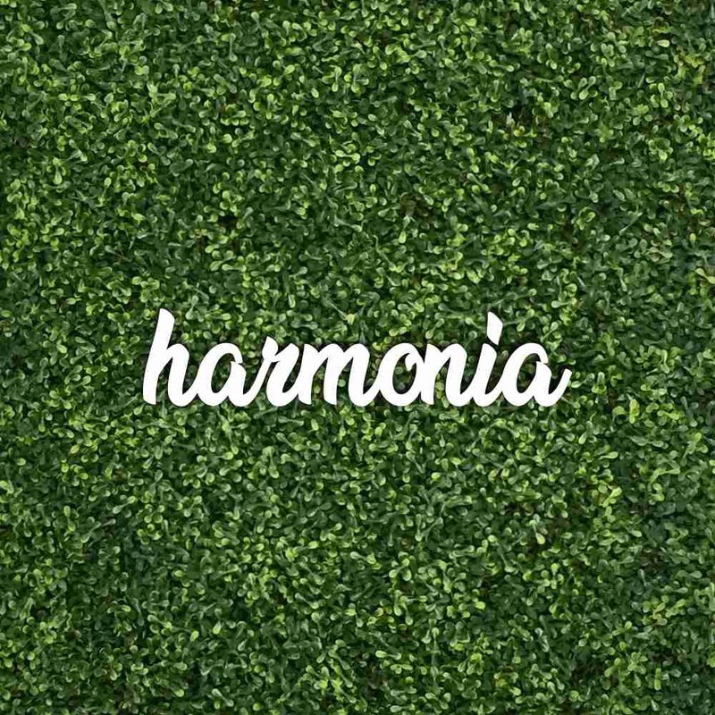 Painel harmonia em mdf branco 3mm 50cm decoração de paredes