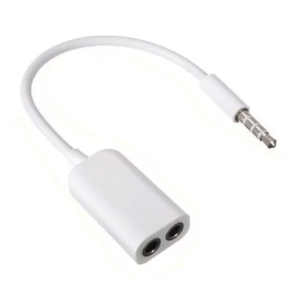 Cabo Adaptador Duplicador 3,5mm Fone De Ouvido 2 Saídas P2 em Oferta na Shopee