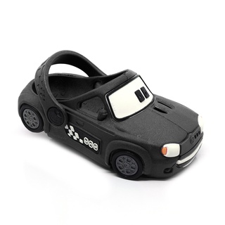 Sandália Babuche Papete Chinelo Infantil Plugt Menino Confortável Divertido Carro Uno Preto